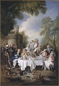 «Завтрак с ветчиной» (1735) Музей Конде, Шантийи