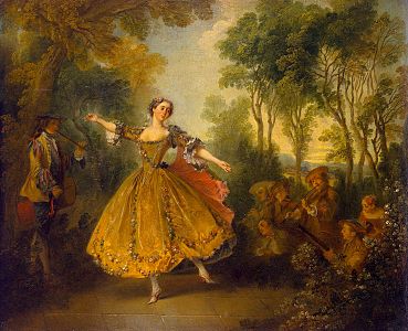 «Портрет танцовщицы Камарго» (1730) Эрмитаж
