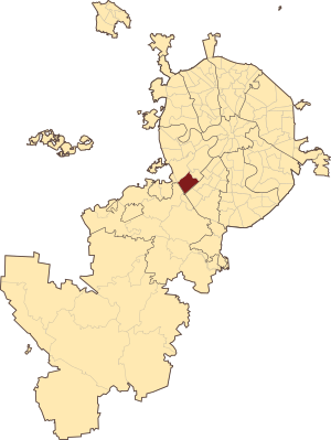 Тропарёво-Никулино на карте