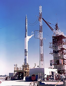 Ракета Авангард со спутником TV3 на площадке LC-18A перед попыткой запуска