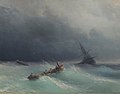 И. К. Айвазовский. Буря на море. 1873