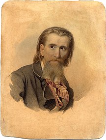 Автопортрет, (1864), Латвийский национальный художественный музей