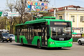 Троллейбус ВМЗ-5298.01-50 «Авангард» в Бишкеке.