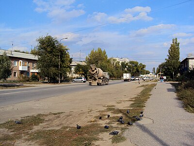 В целом город приземист