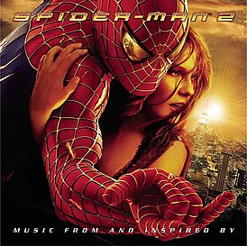 Обложка альбома различных исполнителей «Music from and Inspired by Spider-Man 2» (2004)