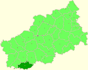 Бельский муниципальный округ на карте