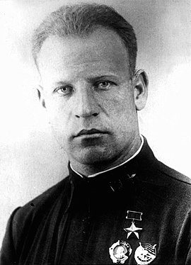 Командир 5-го гв. иап В.А.Зайцев. Май 1942 г.