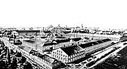 Завод братьев Бромлей на Малой Калужской улице. 1899 год.