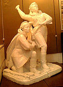 Скульптура «За Родину», посвящённая подвигу Н. Ковшовой и М. Поливановой