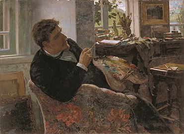 Портрет художника Ф. И. Данилова[4] (1905)