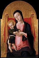Б. Виварини. Мадонна с Младенцем. 1460-е гг.