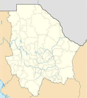 Нуэво-Касас-Грандес на карте