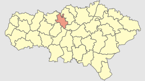 Новобурасский район на карте