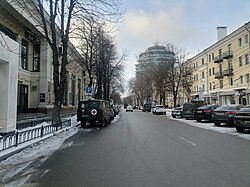 Вид улицы от пересечения с улицей Фридриха Энгельса