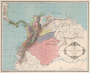 Новая Гранада в 1851 году