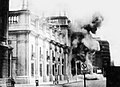 Бомбардировка дворца силами Пиночета во время военного переворота в Чили
