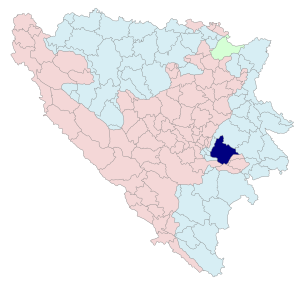 Община Пале на карте