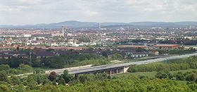 Канал Рейн — Майн — Дунай у города Нюрнберг