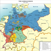 Map of the German Empire