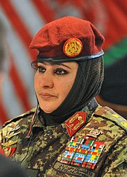 Хатуль Мохаммадзай — единственная женщина-генерал в Вооружённых силах Афганистана