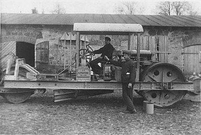 Дорожный каток производства «Ильмарине», 1920 год, приход Кадрина