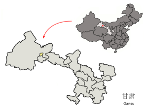 Цзяюйгуань на карте