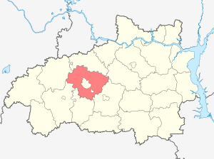 Ивановский район на карте
