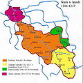 1206-1217  Генрих I Бородатый  Владислав Одонич,      1207  Любушская земля, 1210  Мешко I Плясоногий,      1211: Казимир I (князь опольский)