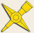 Петличная и погонная эмблема военнослужащих Топографической службы Вооружённых сил Российской Федерации.