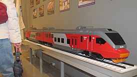 Масштабный макет ЭП5Да-0001 в музее ДМЗ