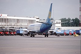 Boeing 737 Эйр Казахстан в Шереметьеве