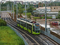 Stadler 85600M № 7 около Ладожского вокзала в Санкт-Петербурге