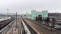 Вокзал поездов дальнего следования. Вид в сторону Красного, 2019 г.