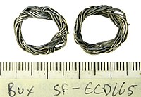 Пятирная 3х7 ТГ, серебренное кольцо, между 1750 и 1950