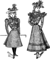 Мода для девочек, 1897 г.