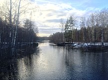 Исток. Вид с автомобильного моста.