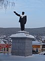 Памятник В. И. Ленину на площади Труда у Миасского напилочного завода