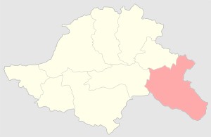 Сигнагский уезд на карте