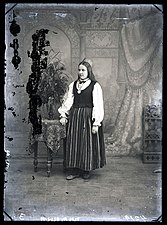 Крестьянка из под Таллина, 1890-е гг., фотография