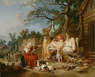 Русская колыбель Ж. Б. Лепренс, 1764