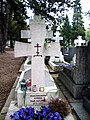 могила И. А. Бунина и В. Н. Муромцевой-Буниной на кладбище Сент-Женевьев-де-Буа в Париже