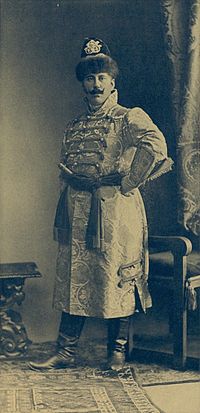 на костюмированном балу 1903 года (начальный сокольничих времен царя Алексея Михайловича)