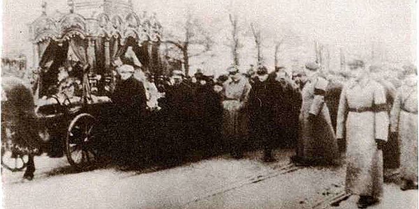 Похоронная процессия Надежды Аллилуевой, 12 ноября 1932 года