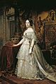 Портрет королевы Изабеллы II Испанской, написанный дедом художника - придворным портретистом Федерико де Мадрасо-и-Кунцем.