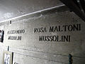Могила Алессандро и Розы Мальтони-Муссолини