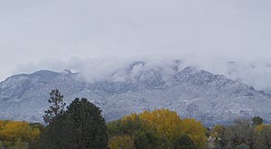Ранний снег на Сандиасе, 28 октября 2009 г.
