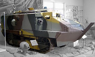 Шнейдер СА-1 в танковом музее Самюра (Франция)