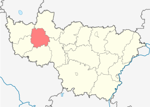 Кольчугинский район на карте