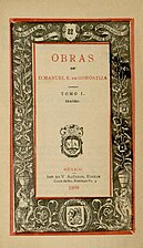 Обложка книги «Произведения Д. Мануэля Эдуардо де Горостисы» 1899 года