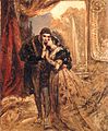Ян Матейко. Сигизмунд Август и Барбара во дворце Радзивиллов в Вильно